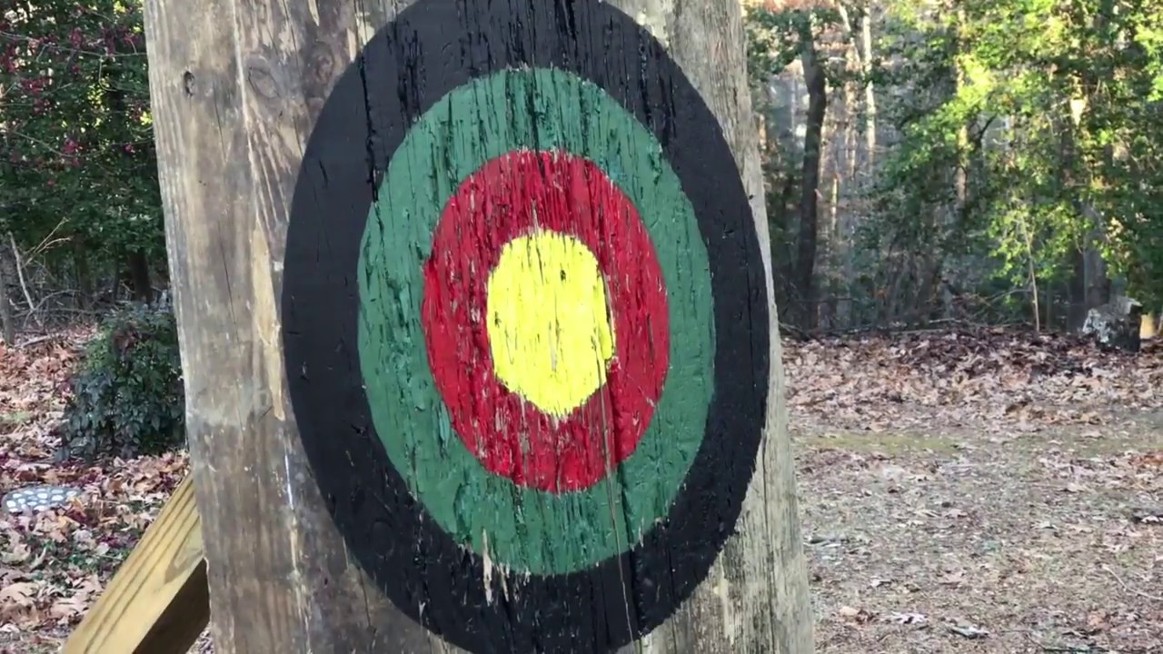 build axe throwing target